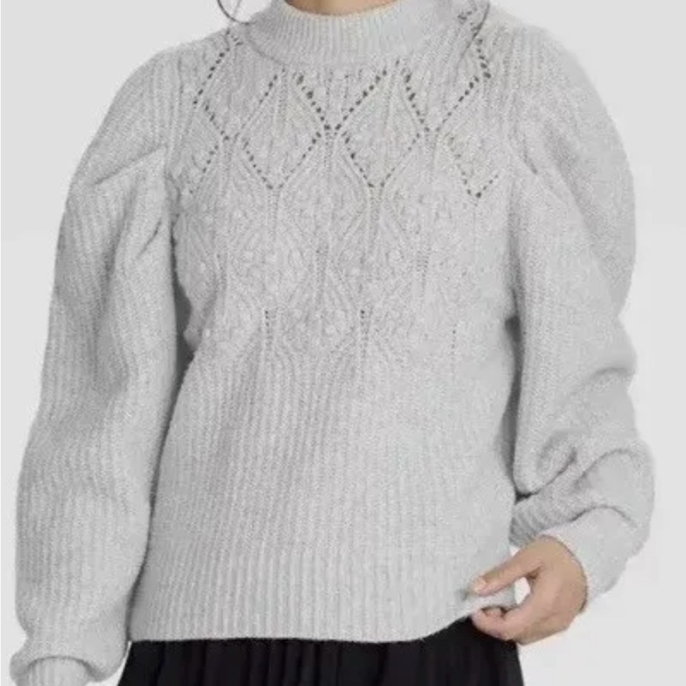 A New Day puff sleeve sweater